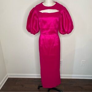 Aomei Sheath Maxi Dress Fuchsia Sz 1XL